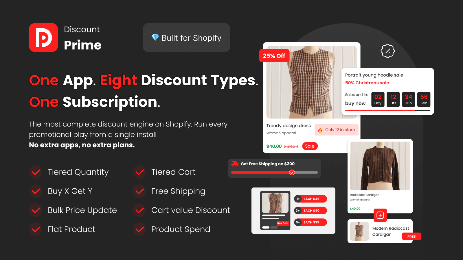 Discount Prime - All in one discount app for Shopify