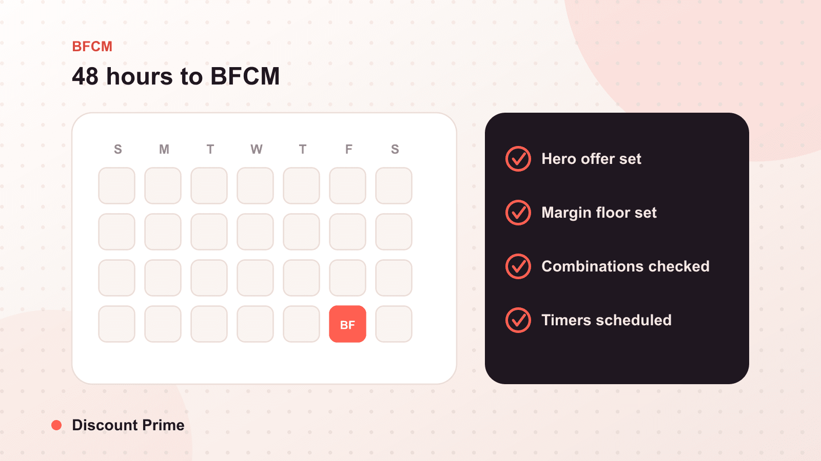 48 Hours to BFCM: A Calm Checklist