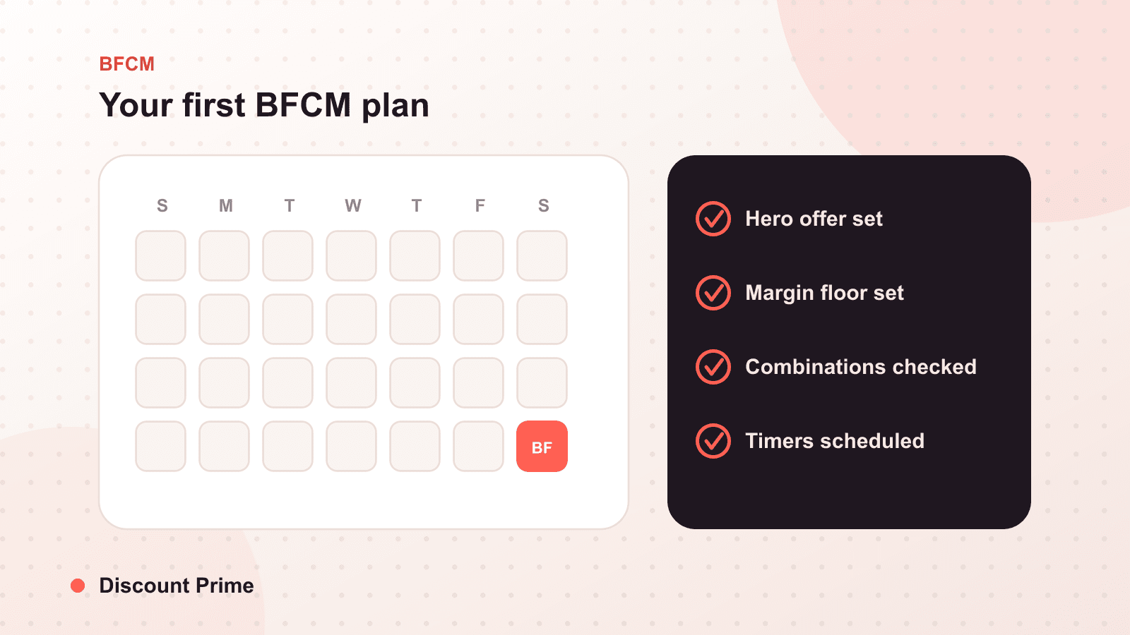 Your First BFCM Discount Plan: A Simple Framework for Small Shopify Stores